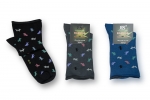 Bambus ROLLRAND Socken "Hunde" mit leichtem Gummidruck im 3er Pack & glatter Spitze Gr. 39/42