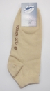 98% Baumwolle Sneakersocken "Corespun" natur Pur ca. 10cm hoch Gr. 32/34 bis 56/58 SL aus Deutschland