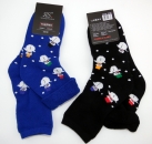 Schneemann dicke Thermosocken mit Umschlagrand im 2er Pack Gr. 35/38 & 39/42 von RS gekettelt