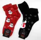 dicke Frottee Thermosocken im 2er Pack "Weihnachten" Gr. 43/46 von RS gekettelt