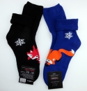 .Tiere dicke Thermo Frotteesocken RS Gr. 35/38 & 39/42 im 2er Pack gekettelt