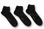 Kurzschaftsocken in weiß von Sympatico 7cm hoch Gr. 47/50 im 3er Pack