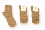 einfarbige Socken in "camel" Gr. 39/42 im 3er Pack nahtlos