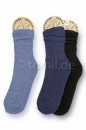 Shoppersocken & Aerobicsocken in schwarz & helljeansblau"one sice"