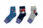 Kindersocken "Fußball" im 3er Pack nahtlos von RS Gr. 19/22, 23/26