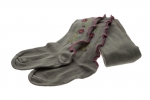 Mädchenstrumpfhose mit Blumen & rückseitiger Ziernaht "Baumwolle" in 4 Farben Gr. 74/80 bis 98/104 & (122/128)