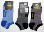 Bambus Sneakersocken RS Feinringel im 3er Pack Gr. 35/38 & 39/42 nahtlos