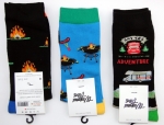 Motivsocken "Freizeit cnb Teil2" Gr. 39/42 & 43/46 aus weicher Baumwolle