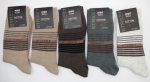 Herrensocken "Street" mit Ringeln "helle oder dunkel Farben" vca Gr. 39/42 & 43/46 im 5er Pack