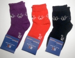 gekettelte Mädchensocken "RS Schmetterling" im 3er Pack Gr. 23/26 & 39/42