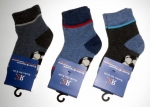 Kinderkurzschaftsocken Motiv kleine Punkte und Fußball im 3er Pack und gekettelt Gr. 19/22 bis 35/38