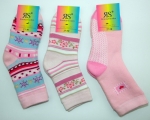 dicke Frotteesocken "RS Girl" im (3)er Pack mit gekettelter Spitze Gr. 19/22, 23/26 & 35/38