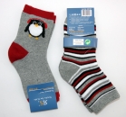 dicke Kinder Thermosocken "Pinguin" im 2er Pack RS Gr. 19/22 bis 35/38