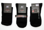 Kurzsocken ohne Gummidruck für Herren UNI 15cm hoch RS Gr. 39/42 & 43/46 im 3er Pack & glatte Spitze