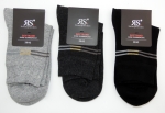 Kurzsocken mit Softrand RS harmony 15cm hoch "kleines Muster" Gr. 39/42 & 43/46 im 3er Pack nahtlos