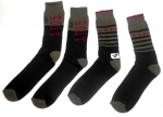 dicke Baumwoll Thermosocken für Teenager "Sport & 66" Gr. 39/42 im 2er Pack