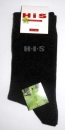 HIS Herrensocken aus weicher Baumwolle in anthrazit mit Gummidruck Gr. 43/46 Aktionsware