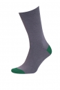 Anzugsocken mit farbiger Spitze und Ferse "BEN mit Weichbund" in grau Gr. 39/42 & 43/46 im 2er Pack