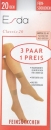 Feinsöckchen 20 den die feinen "Esda" mit breiterem Rand 3er Pack