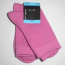 einfarbige Kindersocken "Ergora" im 2er Pack Gr. 23/26 bis 39/42 mit handgekettelter Spitze