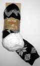 Hüttenschuhe extra dicke mit Innenfell mit ABS Noppen "Schneestern" Gr. 35/38