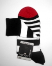 Blockringel Herrensocke mit Sportrand & 90% Baumwolle "Ergora" Gr. 39/42 Made in Germany