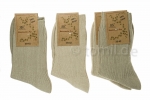 100% reine Baumwollsocken "dünn, fein & gerippt" RS im 4er Pack gekettelt Gr. 39/42 & 43/45