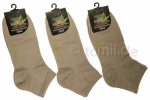 Kurzschaftsocken Bambus ca. 9cm hoch uni RS im 3er Pack Gr. 35/38 bis 43/46 nahtlos