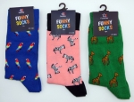 Motivsocken "Tiere" Funny Socks aus weicher Baumwolle Gr. (36/40) & 41/45