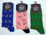 Motivsocken "Tiere" Funny Socks aus weicher Baumwolle Gr.  41/45