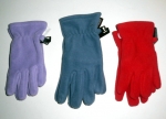 wärmende Mädchen Fingerhandschuhe aus Fleec Gr. 2 bis 5 für Kinder "rot, flieder, jeansblau" ab ca. 4 Jahre