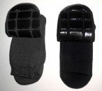 einfarbige ABS Antirutsch Sohle Sockenschuhe aus dicker Baumwolle "Ergora" Gr. 27/30 bis 39/42