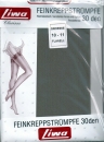 Damenstrümpfe 30 den LIWA Gr. 9-9,5 & 10-11 mit Ferse & Sohlenverstärkung