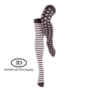 Overknee je Bein Ringel & Punkte 90% Bio Baumwolle Gr. 36/38 bis 42/44