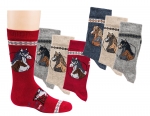 Pferdesocken "socks4fun" mit glatter Spitze Gr. 23/26 bis 39/42 im 3er Pack neu