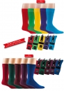 farbige Socken in Trendfarben im 2er Pack mit Komfortbund Größe 35/38 bis 47/50