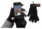 Smartphone Handschuhe mit Touchscreen für das Handy in schwarz Gr. S/M & L/XL